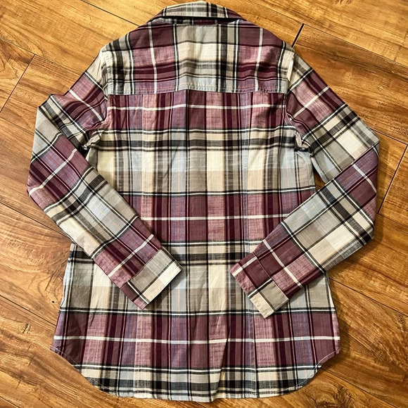 Pendleton Purple/Multi Plaid Button Down Shirt - Picture 3 of 6